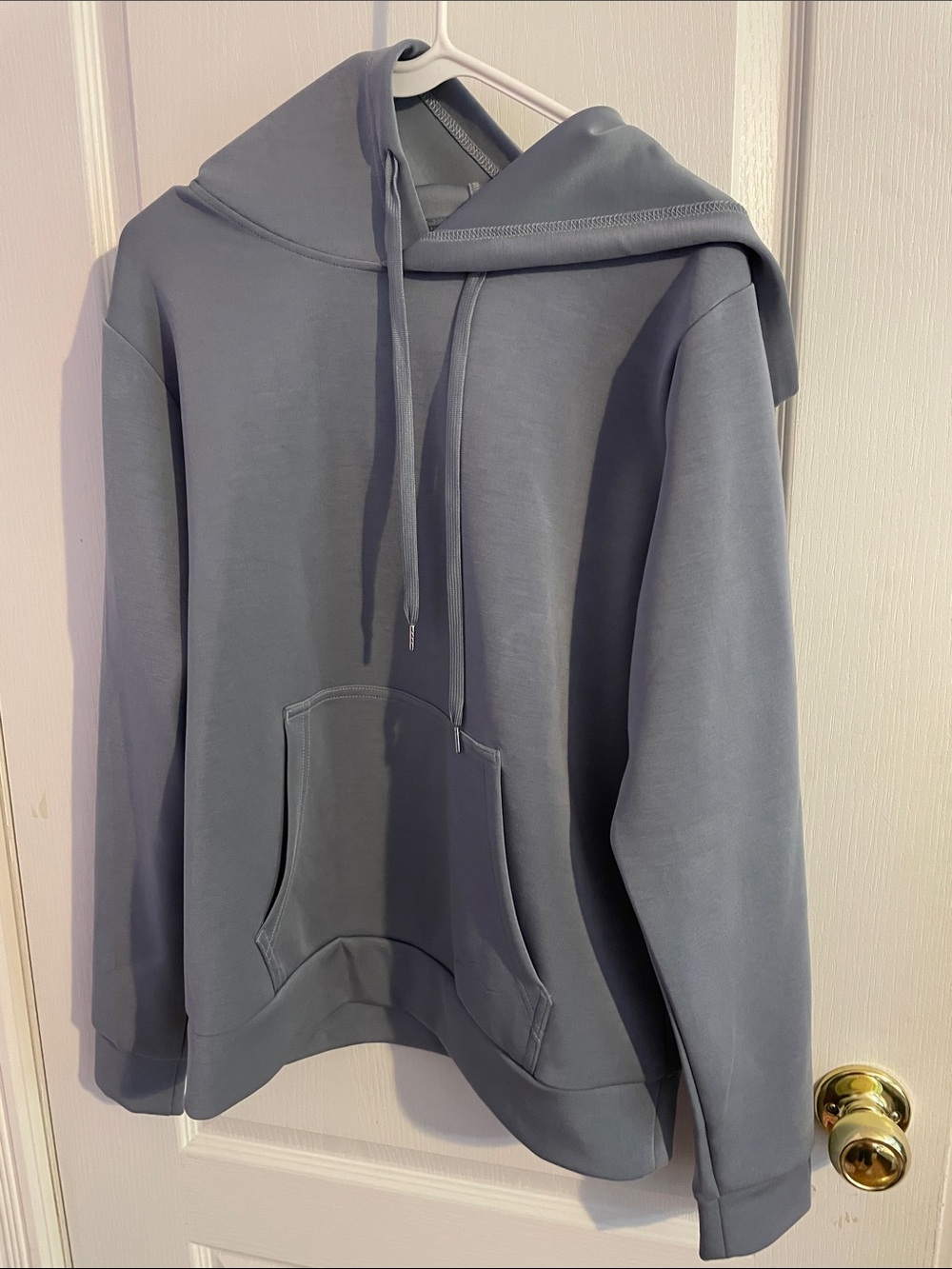 Womens Greyish Blue Lazypants Hoodie - Size Medium